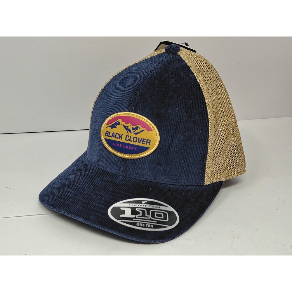 Black Clover Live Lucky Yellowstone Trucker Hat Snap Corduroy Tony Robbins NWT